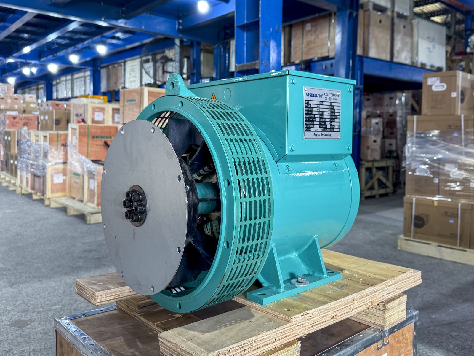 Đầu phát điện 14.4kVA - 1 pha 1 bạc đạn
