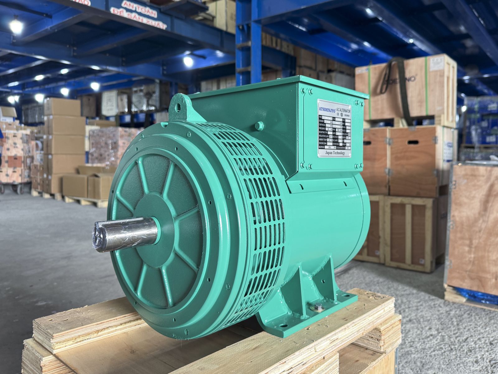 Đầu phát điện 14.4kVA - 1 pha 2 bạc đạn