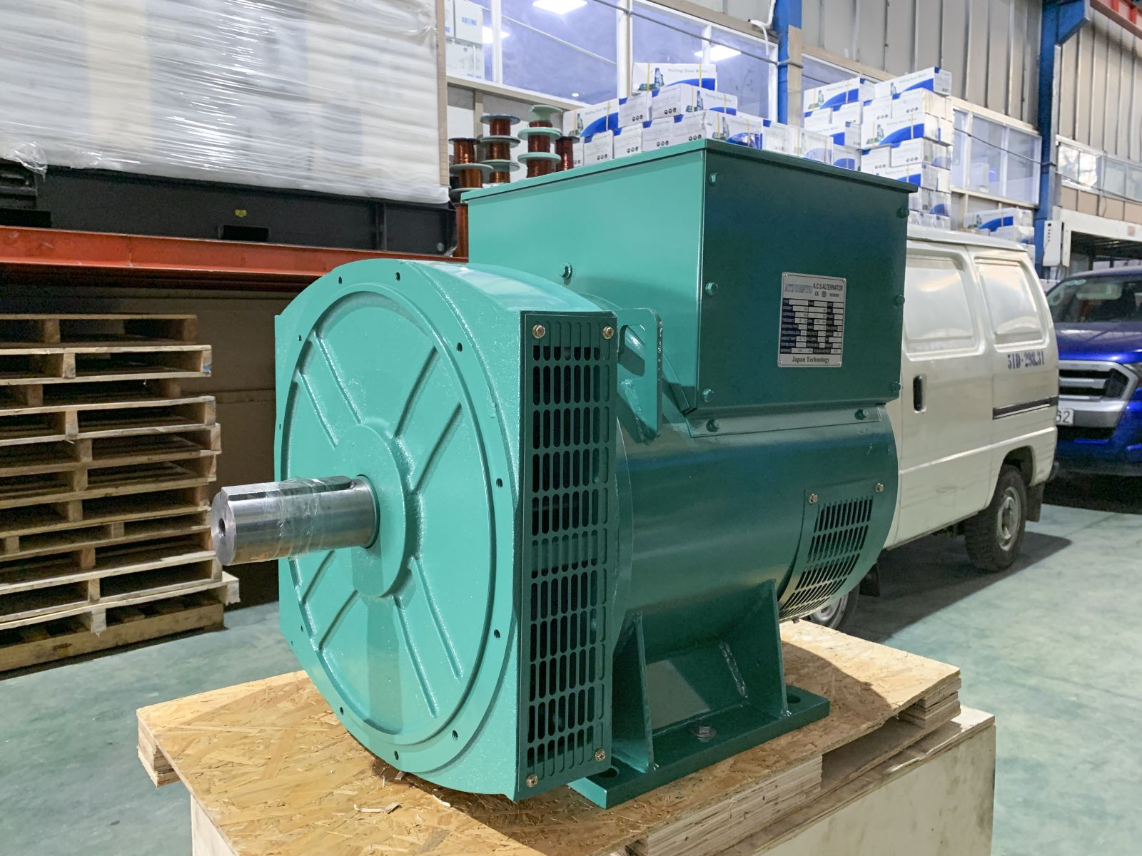 Đầu phát điện 100kVA - 1 pha 2 bạc đạn