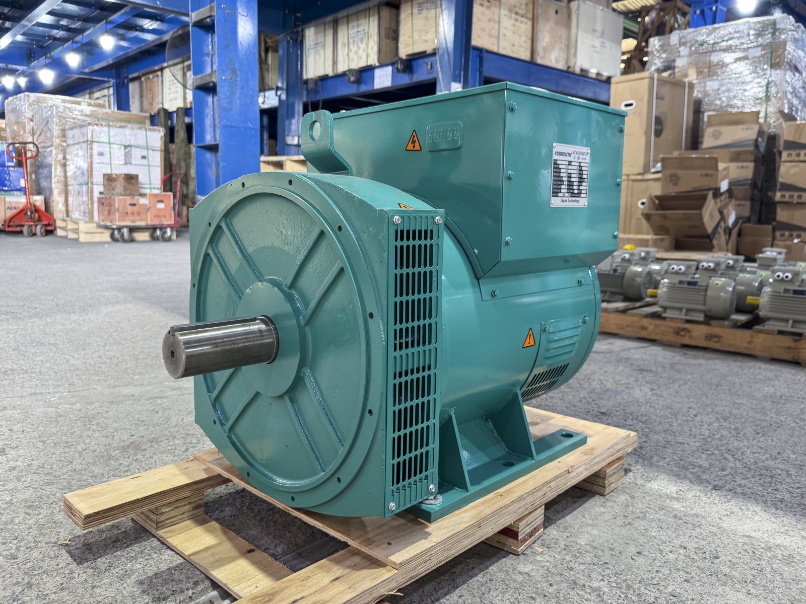Đầu phát điện 125kVA - 3 pha 2 bạc đạn