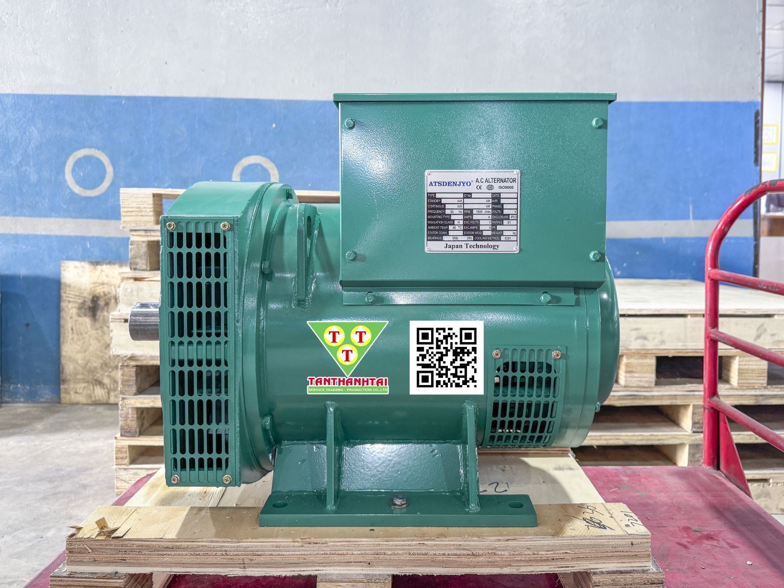 Đầu phát điện 45kVA - 3 pha 2 bạc đạn