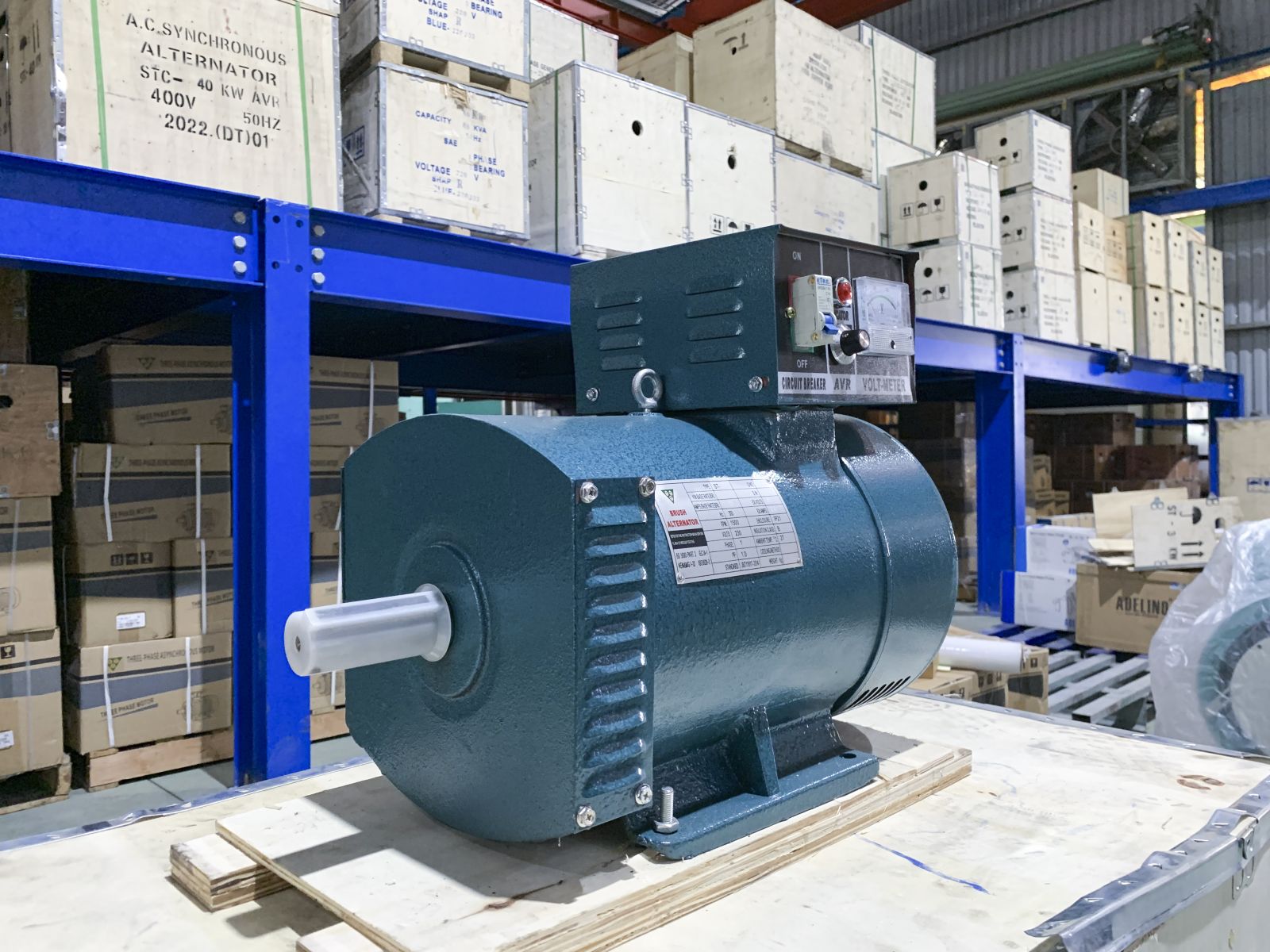 Đầu phát điện ST 3kw - 1 pha 2 bạc đạn