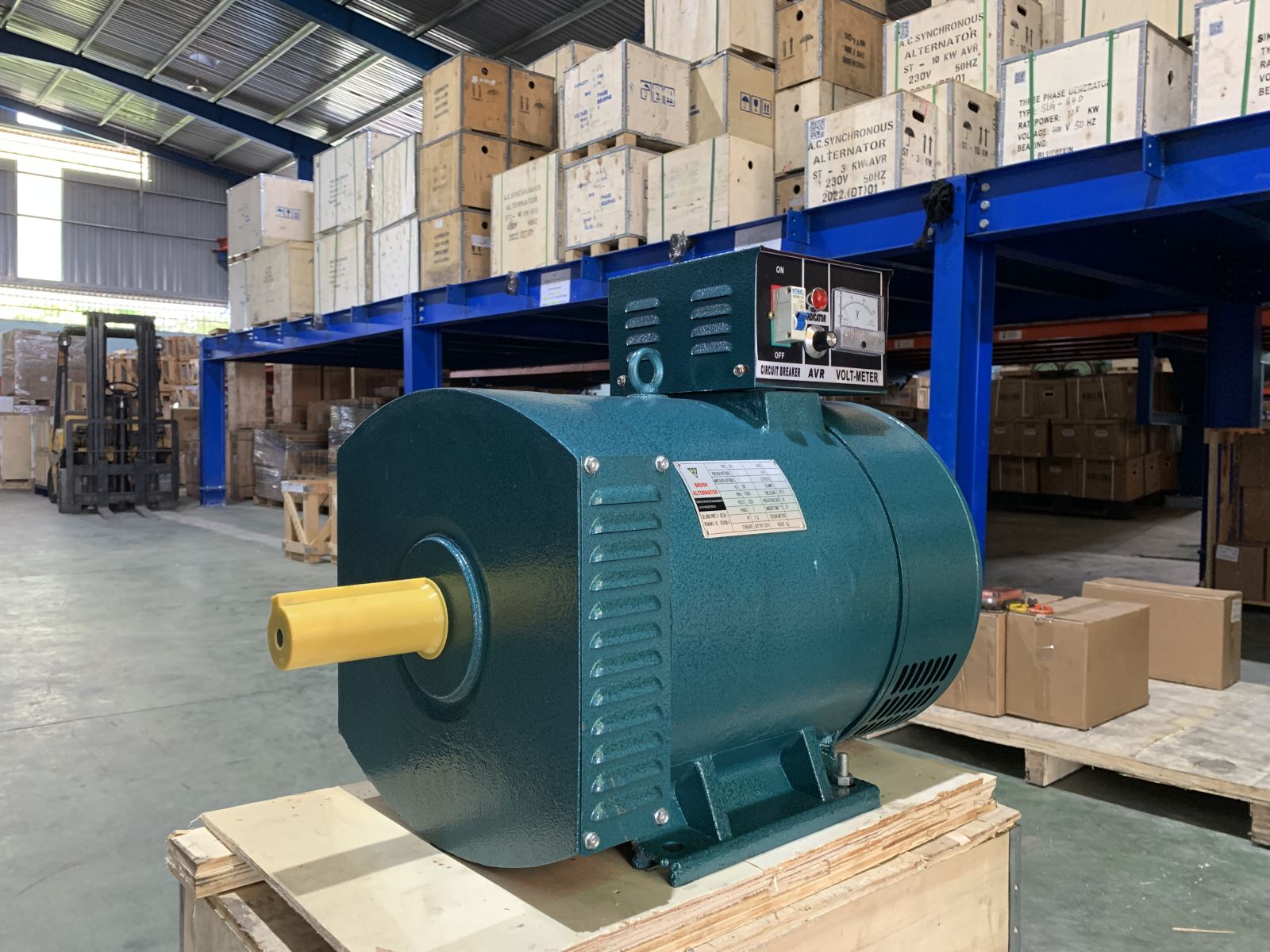 Đầu phát điện ST 10kw - 1 pha 2 bạc đạn - New