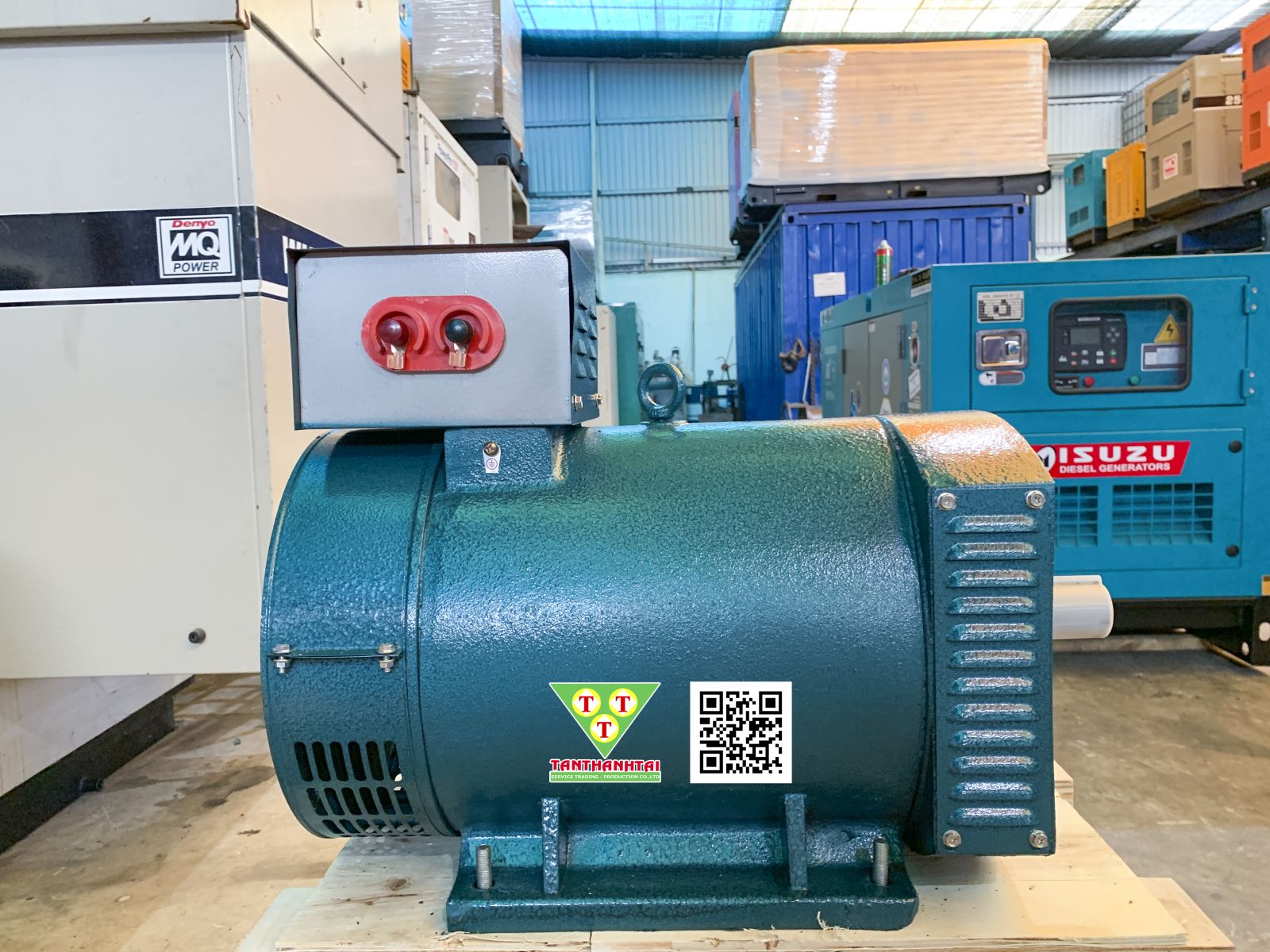 Đầu phát điện ST 7.5kw - 1 pha 2 bạc đạn - New