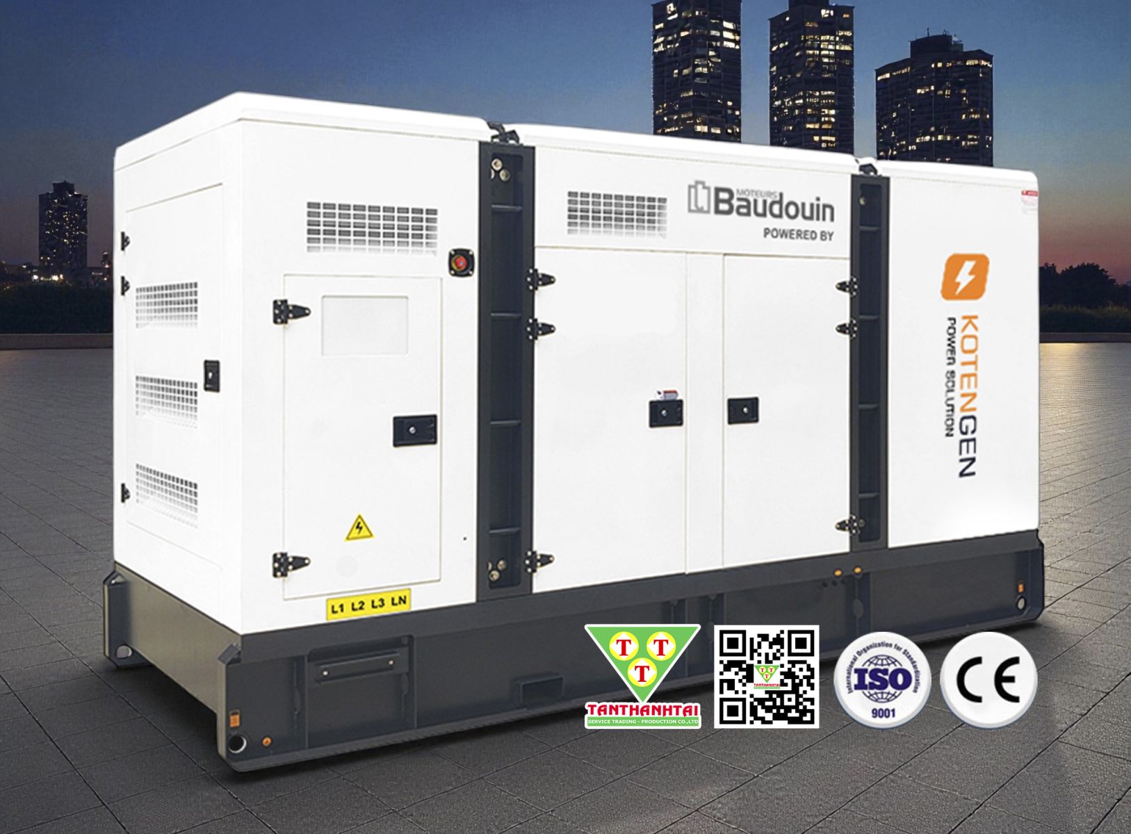 Máy phát điện BAUDOUIN - Nhập khẩu mới 100%