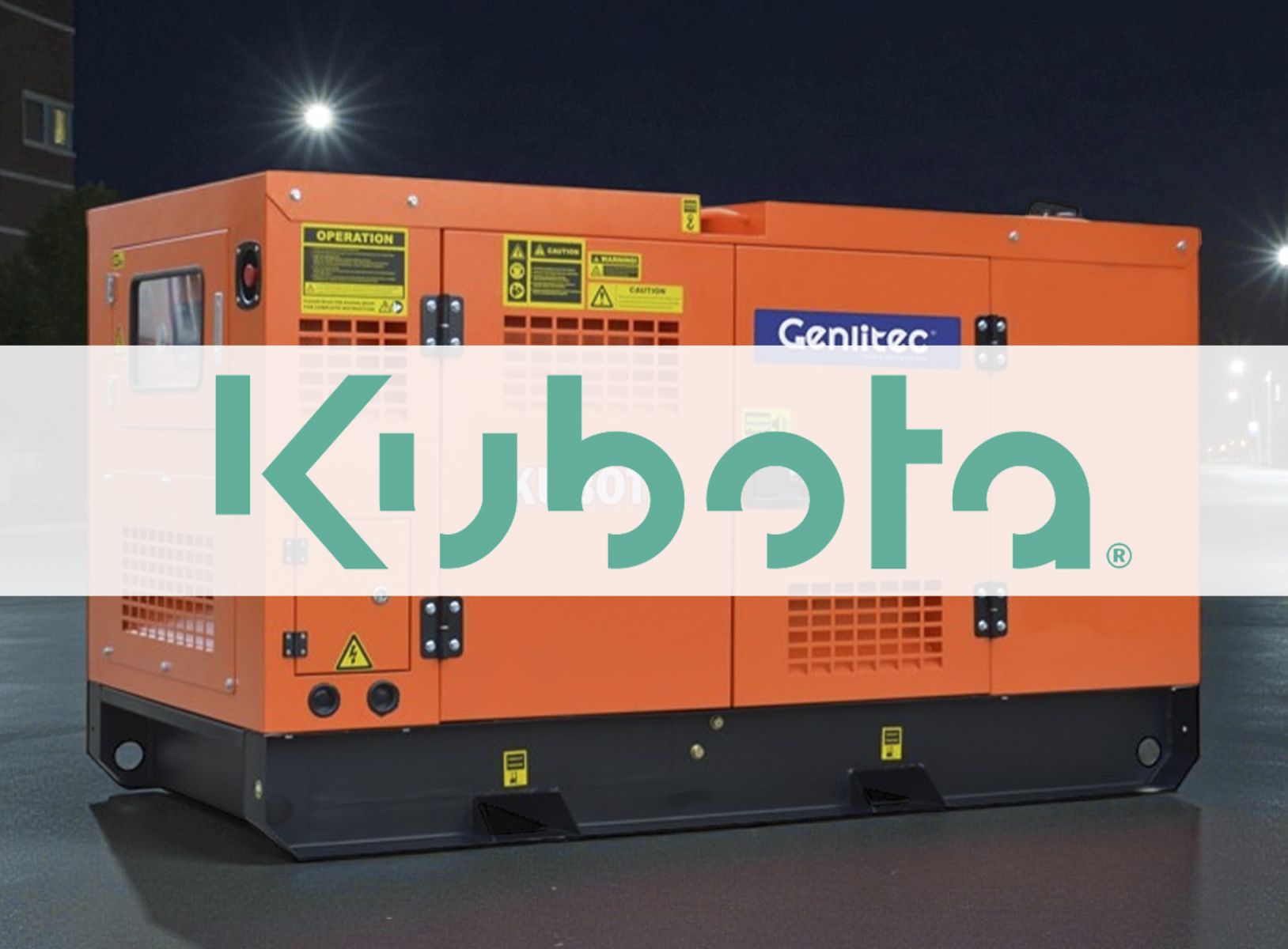 Máy phát điện KUBOTA - Nhập khẩu mới 100%